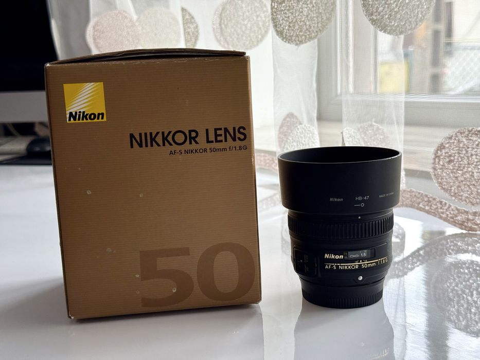 Nikon 50 mm, 1.8G