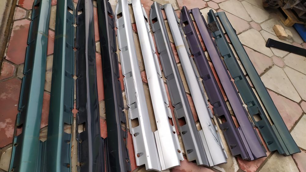 Пластиковые пороги на БМВ е34