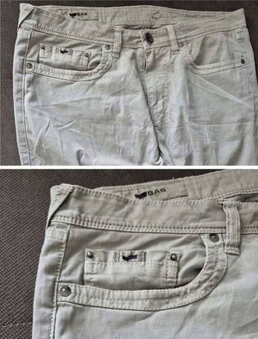 Pantaloni Chino / Blugi GAS, model Alberto, W34/L34 (Fit W32)