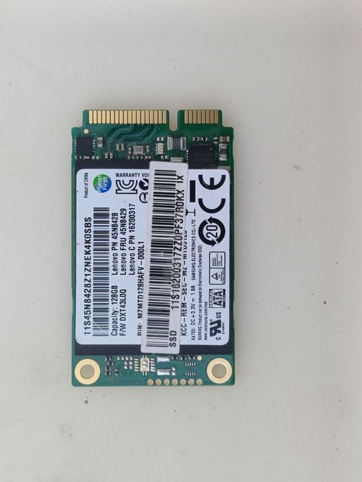 SSD Samsung MZMTD128HAFV 128GB sata  1.8"
ESTE TESTAT

#4