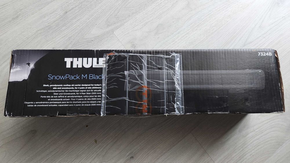 Suport schiuri snowboard Thule SnowPack Negru