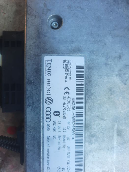 Modul Bluetooth Audi cod 4E0 862 335 4E0 910 336 F
