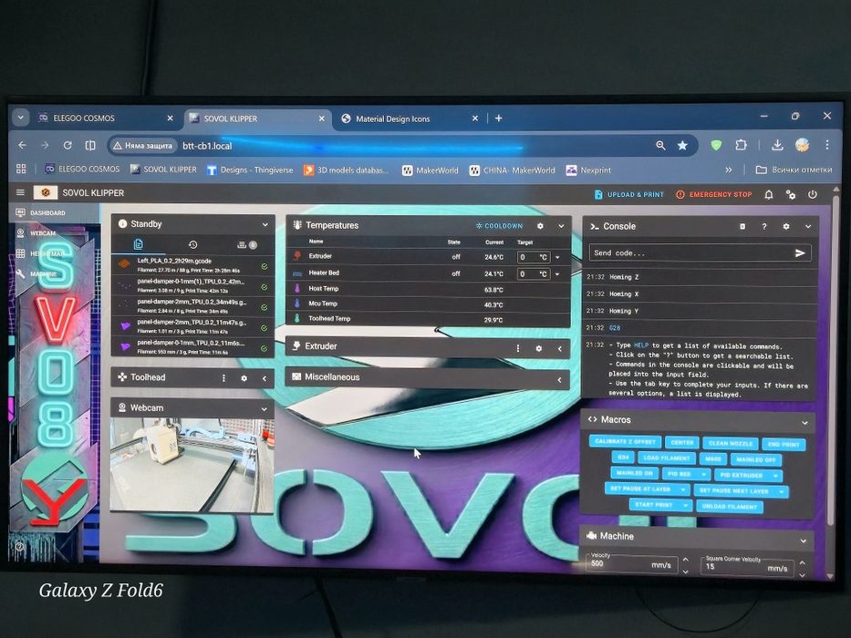 3д принтер sovol sv08 350x350x340