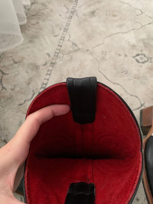 cowboy boots de piele de la harley davidson