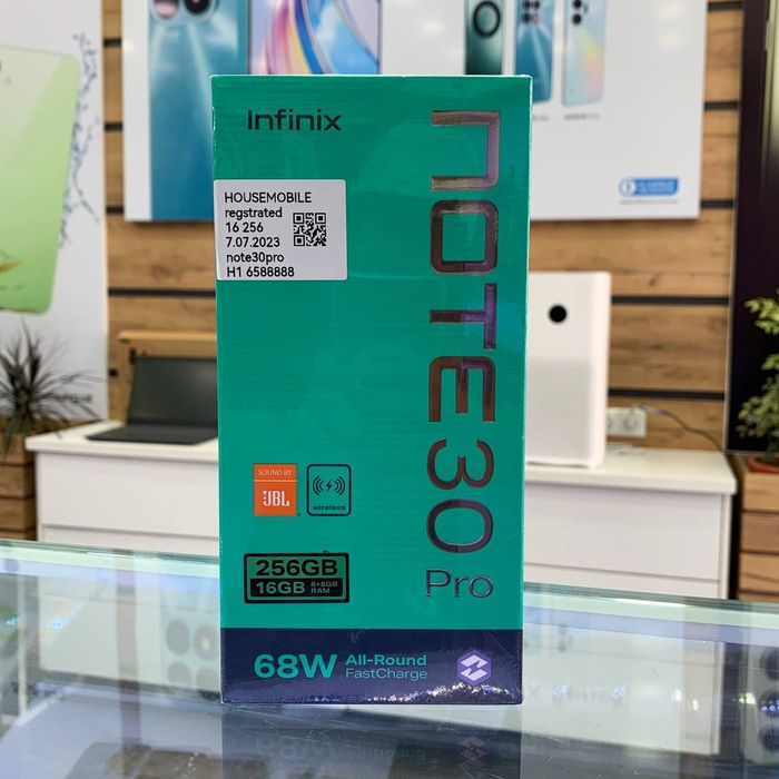 Infinix Note 30 Pro – 256GB / 16GB

Telefon yaxshi ishlaydi,