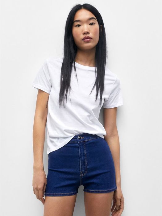 Pull&Bear Слим фит Дънки в Тъмносиньо