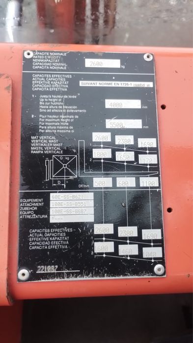 Manitou M26-4 motor Perkins