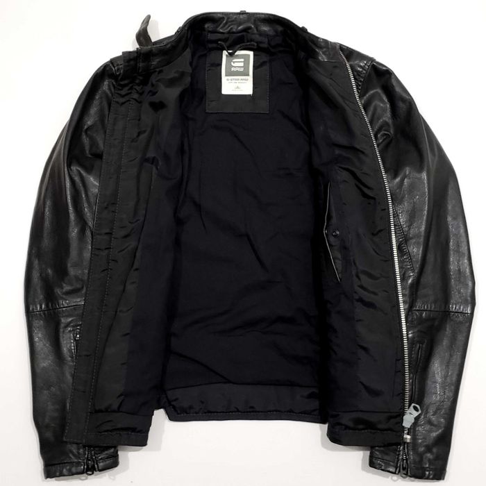 G-STAR RAW Chopper Leather Jacket Оригинално Кожено Яке S