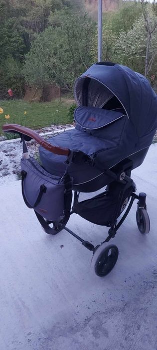 Детска комбинирана количка Lorelli - Crysta 3 в 1, Blue