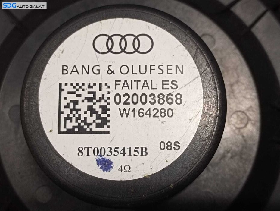 Boxa Difuzor Audio de pe Usa Portiera Fata Audi A4 B8 2008 - 2015 Cod 8T0035415B 02003868 [M3924]