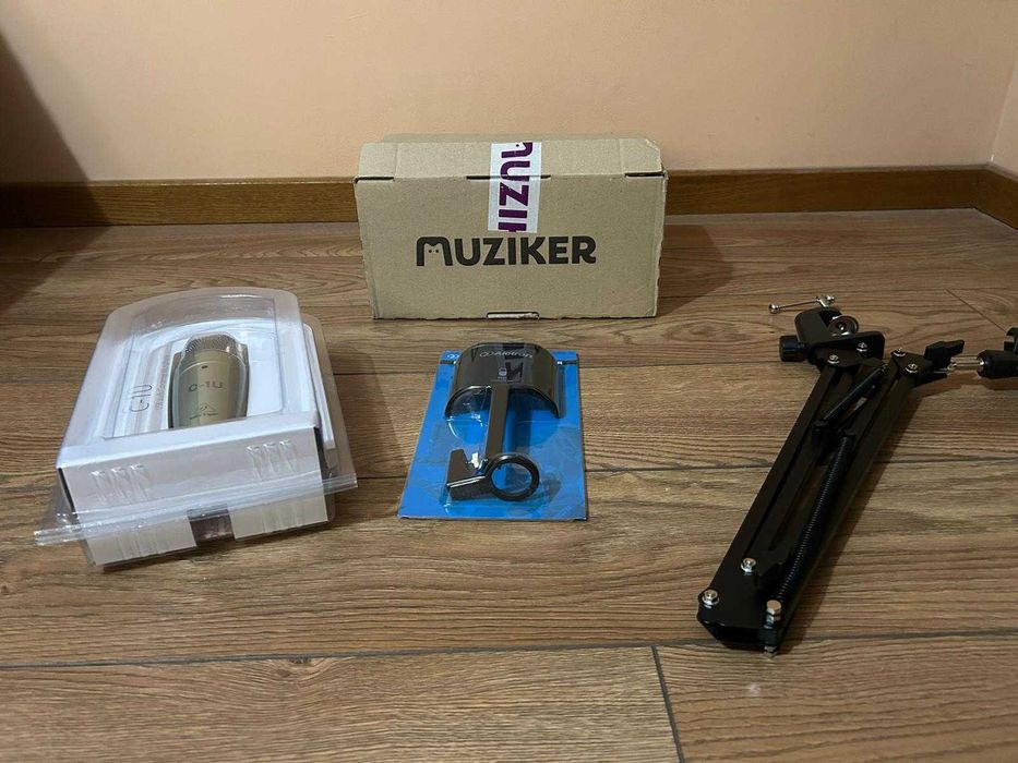 Microfon Studio USB BEHRINGER C-1U, Alctron PF07 Filtru Pop