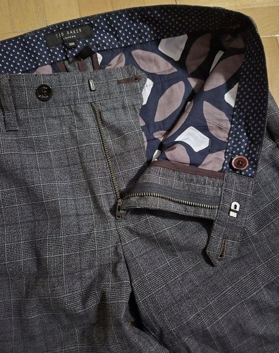 Pantaloni chino Ted Baker, TC8M GT09, Slim Fit Conici, Bărbați - 30R