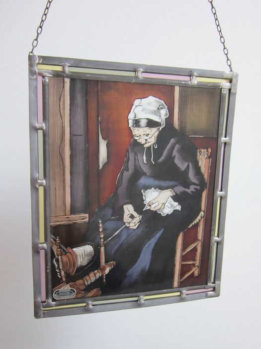 cadou deosebit  Suncatcher Sticla Tiffany Germania 1960