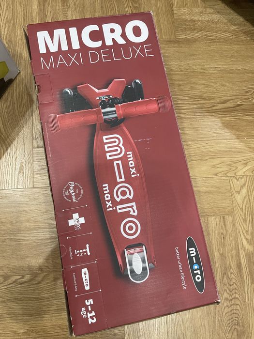 Самокат, в коробке, как новые. Премиум модель.