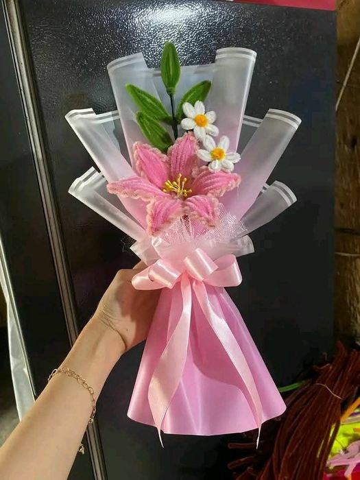 Цветы из синельной проволоки