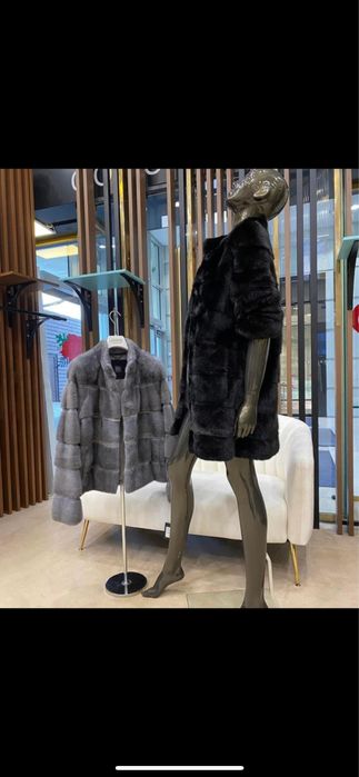 Vizon de nurca negru 4 in 1