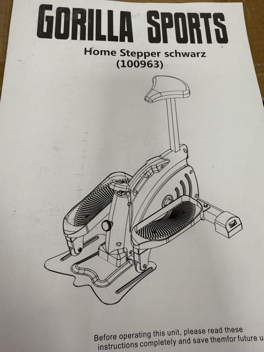 Home Stepper, Negru Gorilla Sports nou made in Germany pre 450 lei