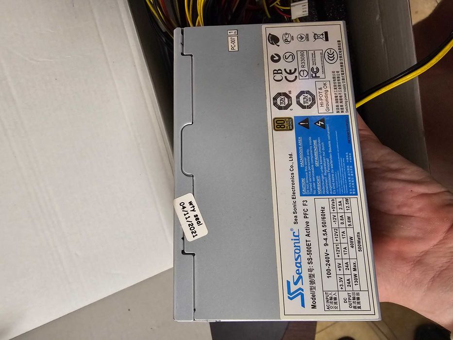 Sursa de Putere pentru PC Seasonic 500Watts