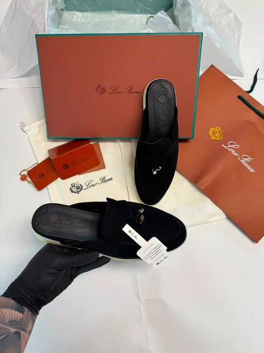 Papuci Lora Piana PREMIUM Full Box, Mărimi 35/40, 100% Piele Naturală