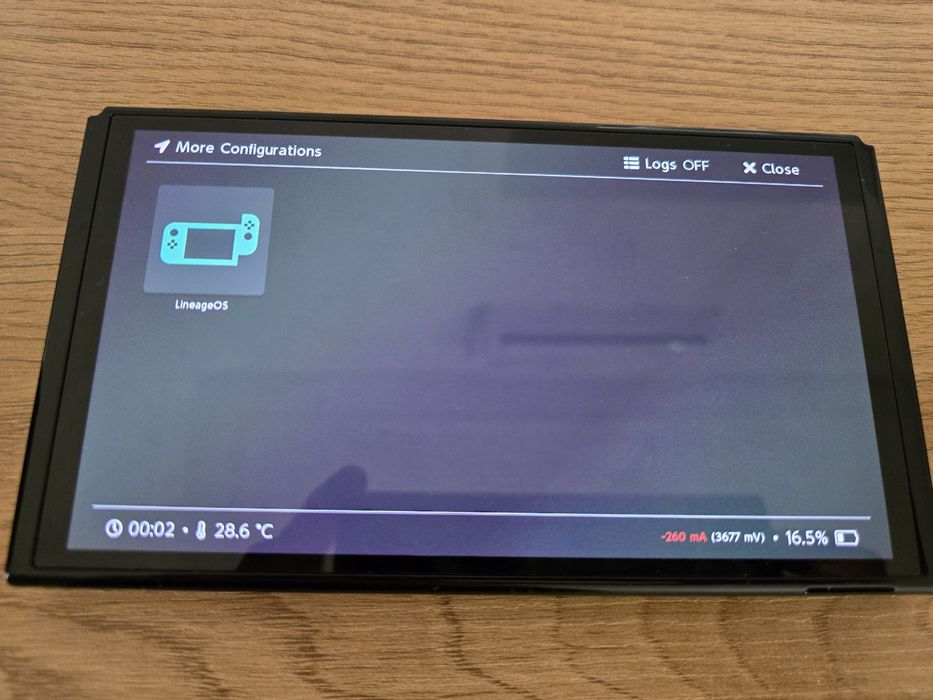 Nintendo Switch OLED Modat (Cip) - Dualboot Android Lineage OS + Card 128GB