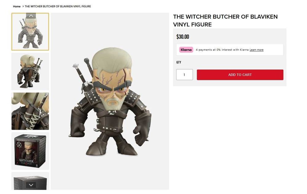 Figurina vinyl THE WITCHER 3 - Butcher of BLAVIKEN, noua. Made by J!NX
