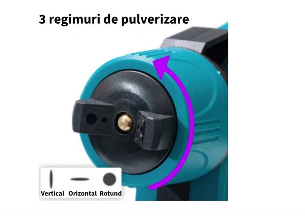 Aparat Pistol Electric De Vopsit Și Zugrăvit 2 Acumulatori