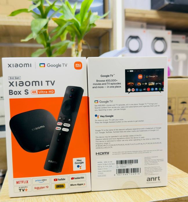‼️Xiaomi orginal Mibox S 3gen.Тайёр холатда.Каналлар+Кинолар бепул.нз