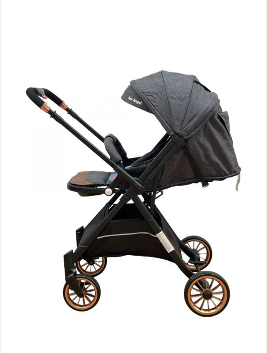 Carucior cu pliere compacta sport cu maner reversibil, tip troller, tr