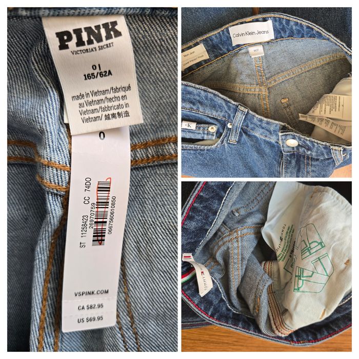 Дънки Calvin Klein,  Tommy Hilfiger,  Pink Victoria Secret  оригинални