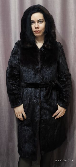 Норковая шуба размер S