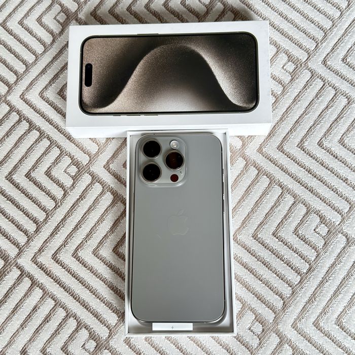 Iphone 15 pro, 128 GB, Natural Titanium