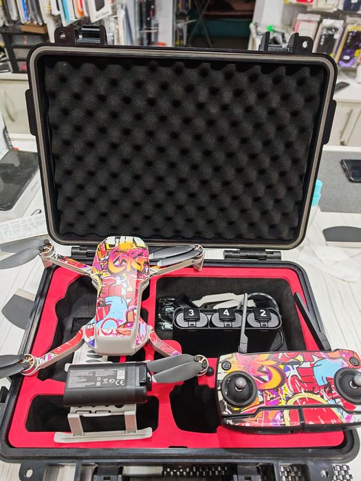 Drona dji mini pachet fly more combo