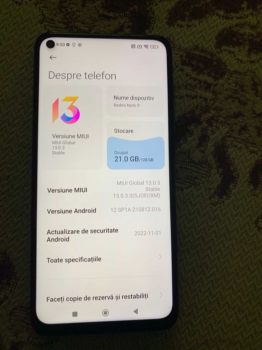 redmi note 9 250 lei