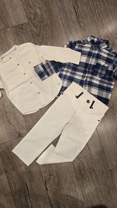 Ризана Zara, панталон Bikkembergs,  жилетка Zara размер 98см или 2-3 години