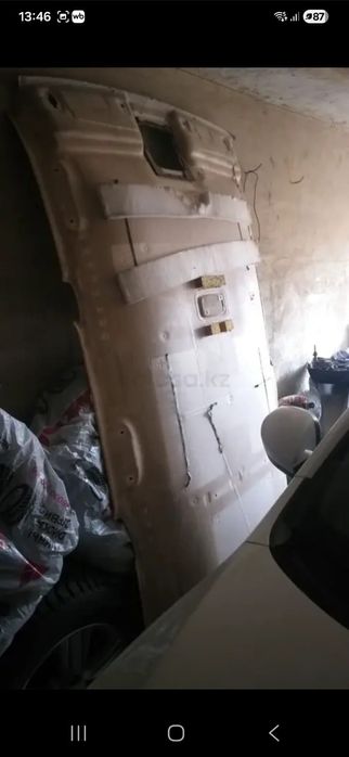 Обшивка потолка на Прадо 120