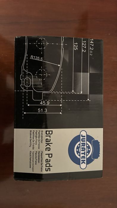 Placuta de Frana Vw Polo / Lupo / Fox, Skoda Fabia, Seat Arosa