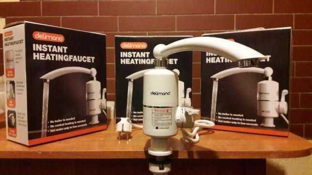 Нов Delimano Нагревател за вода 3000w Нови 24м г. с Дисплей и Без INOX