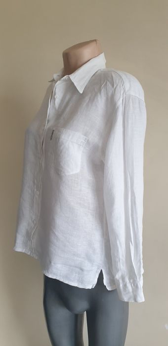 Armani Jeans 100% Лен / Womens Size M ОРИГИНАЛ! Дамска Ленена Риза!
