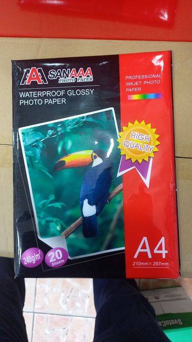 Фото бумага для струйных принтеров 20% скидка