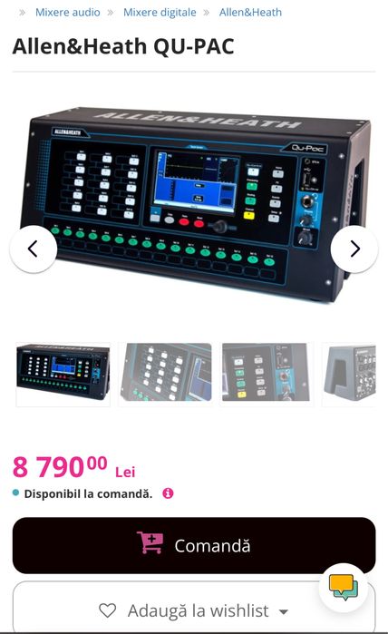 Mixer digital Allen&Heath Qu-Pac