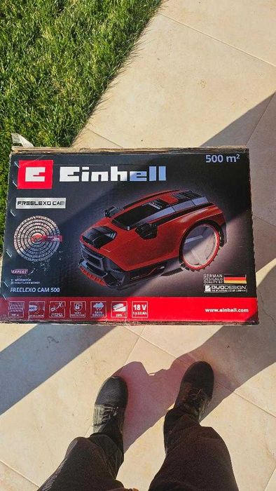 Robot tuns iarba Einhell FREELEXO CAM 500 NOU – 500 m² automat