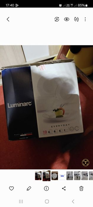 Set 19 piese farfurii si un castron