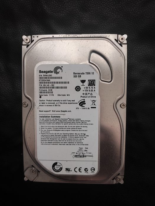 Жесткий диск HDD Seagate Barracuda 320 GB 3.5"