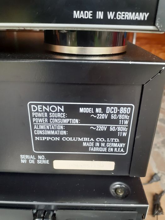 DENON cassette deck tuner si CD