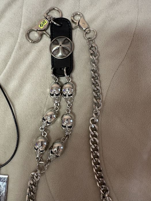 Комплект  гривна дамска ,синджир и кожена верижка за врата