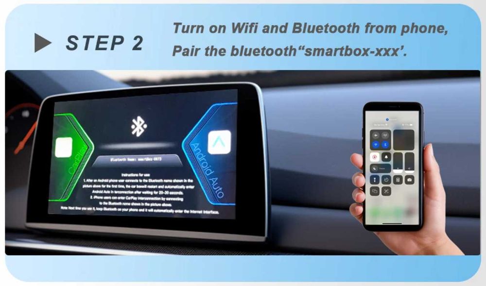 Android Auto / CarPlay - WiFi Адаптер за безжична връзка