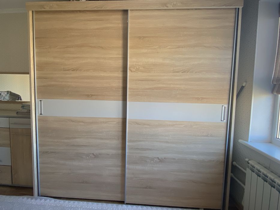 Шкаф-купе, 228×227×65 см, вместительный