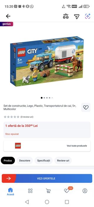 Seturi LEGO noi in cutie