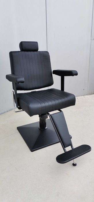Scaun Frizerie piele eco Negru