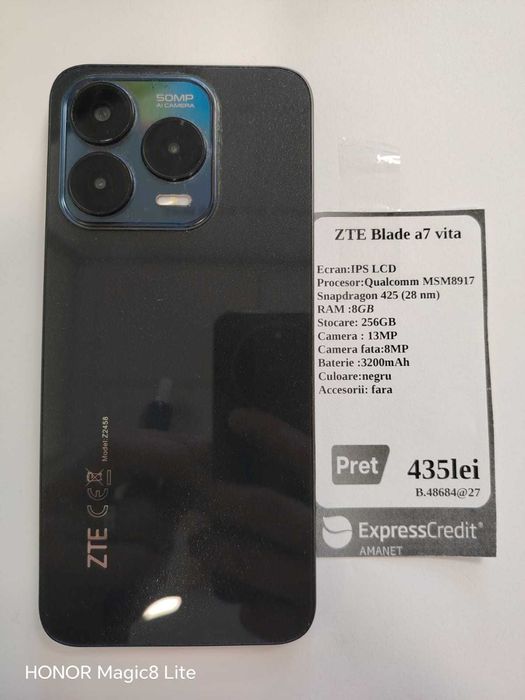 ZTE Blade A7 vita (eca27 b.48684) Garantie 2 ani!